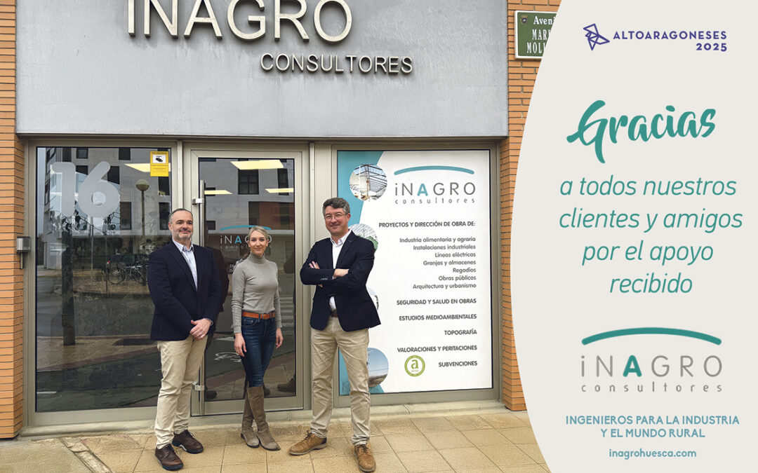 Pajarita de Oro Empresa 2025 para Inagro Consultores